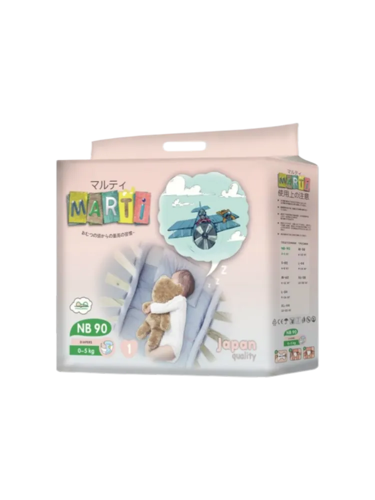 ПОДГУЗНИКИ MARTI NB 0-5КГ 90ШТ