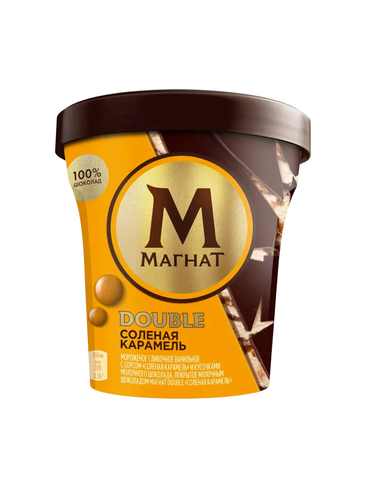 ТОРТ ВЕДРО МАГНАТ ПИНТА DOUBLE КАРАМЕЛЬ 300Г