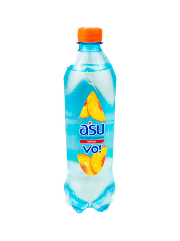 ВОДА A`SU ПЕРСИК Н/ГАЗ 0.5Л 
