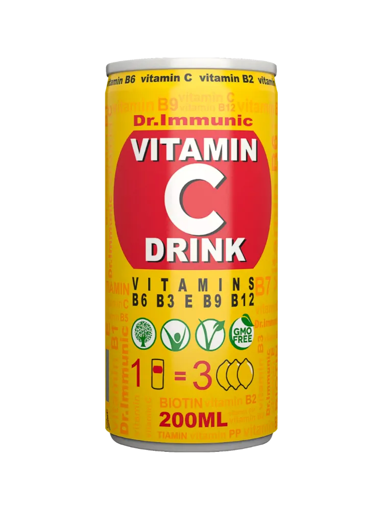 НАПИТОК VITAMIN C DRINK 0.2Л С САХАРОМ Ж/Б