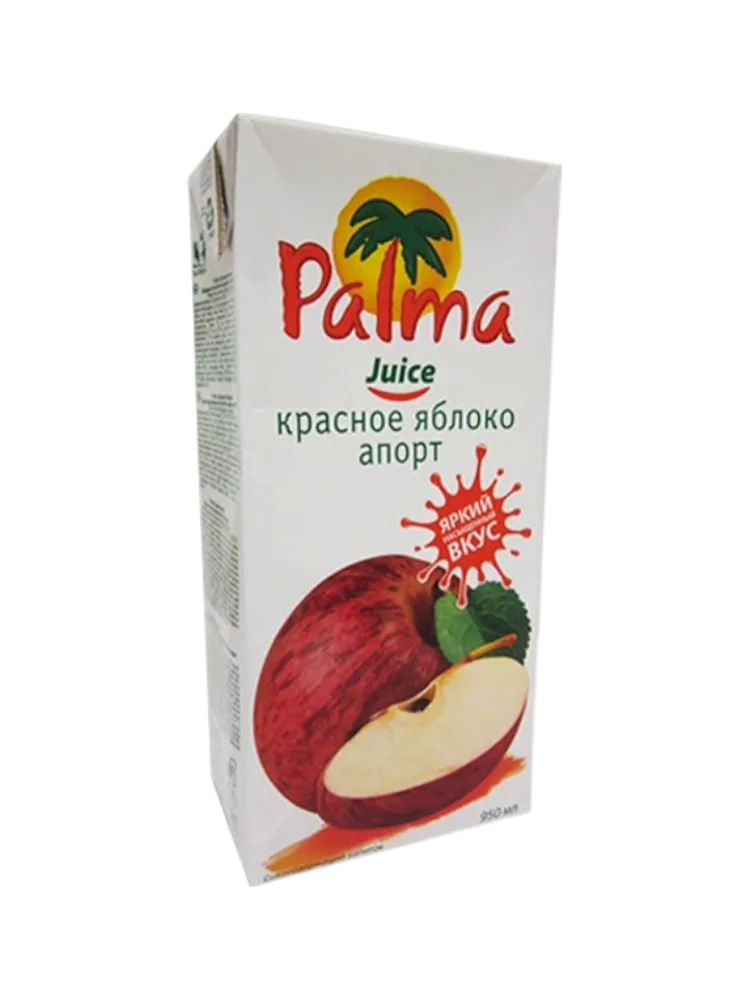 СОК PALMA 0.95Л ЯБЛОКО КРАСНОЕ АПОРТ