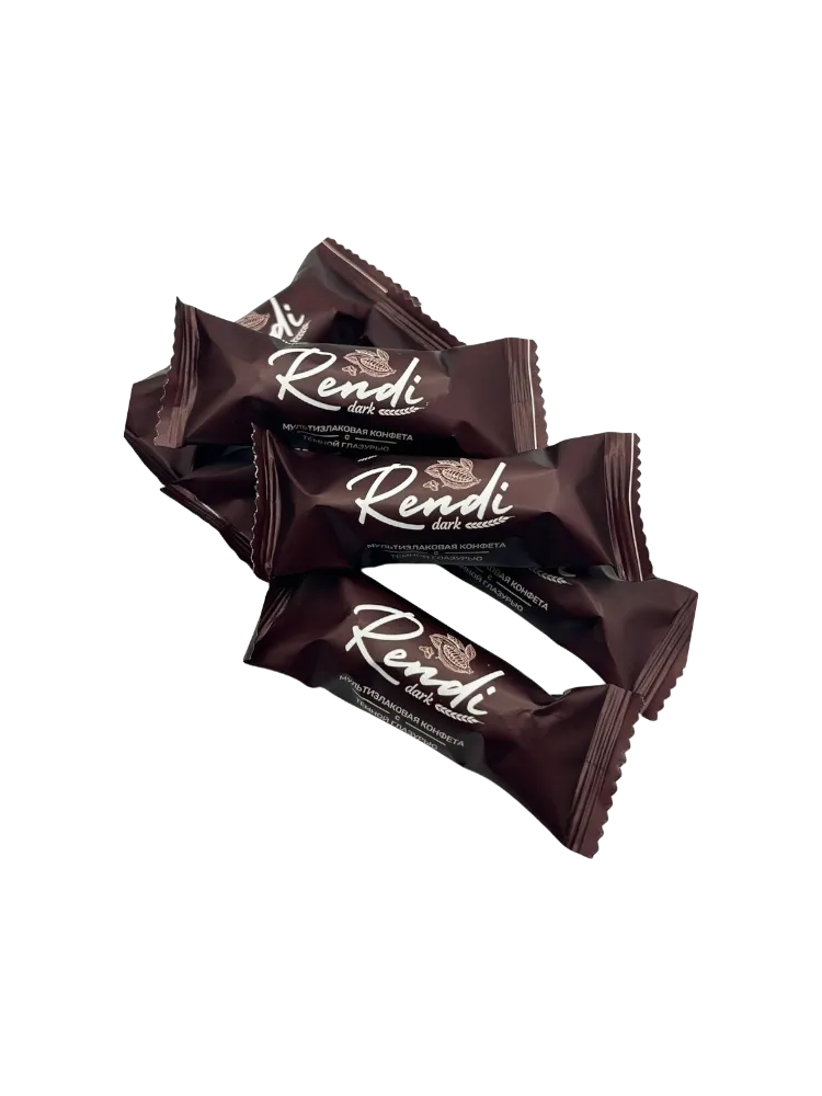 КОНФЕТЫ 250Г RENDI МУЛЬТИЗЛАКОВЫЕ С ТЁМНОЙ ГЛАЗУРЬЮ