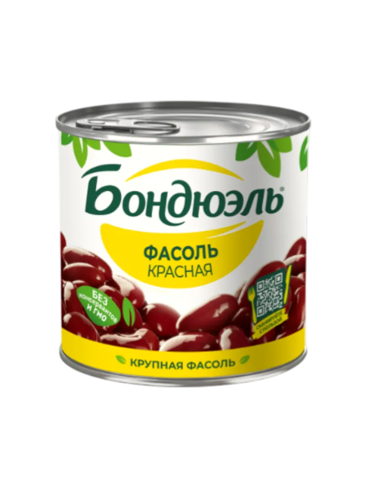 ФАСОЛЬ BONDUELLE 400Г КРАСНАЯ