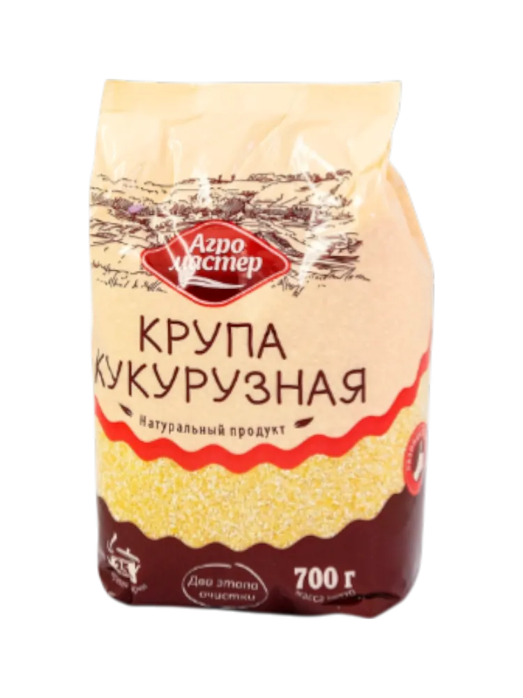 КРУПА АГРОМАСТЕР 700Г КУКУРУЗНАЯ