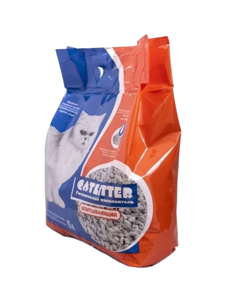 НАПОЛНИТЕЛЬ CATLITTER 5Л ВПИТЫВАЮЩИЙ