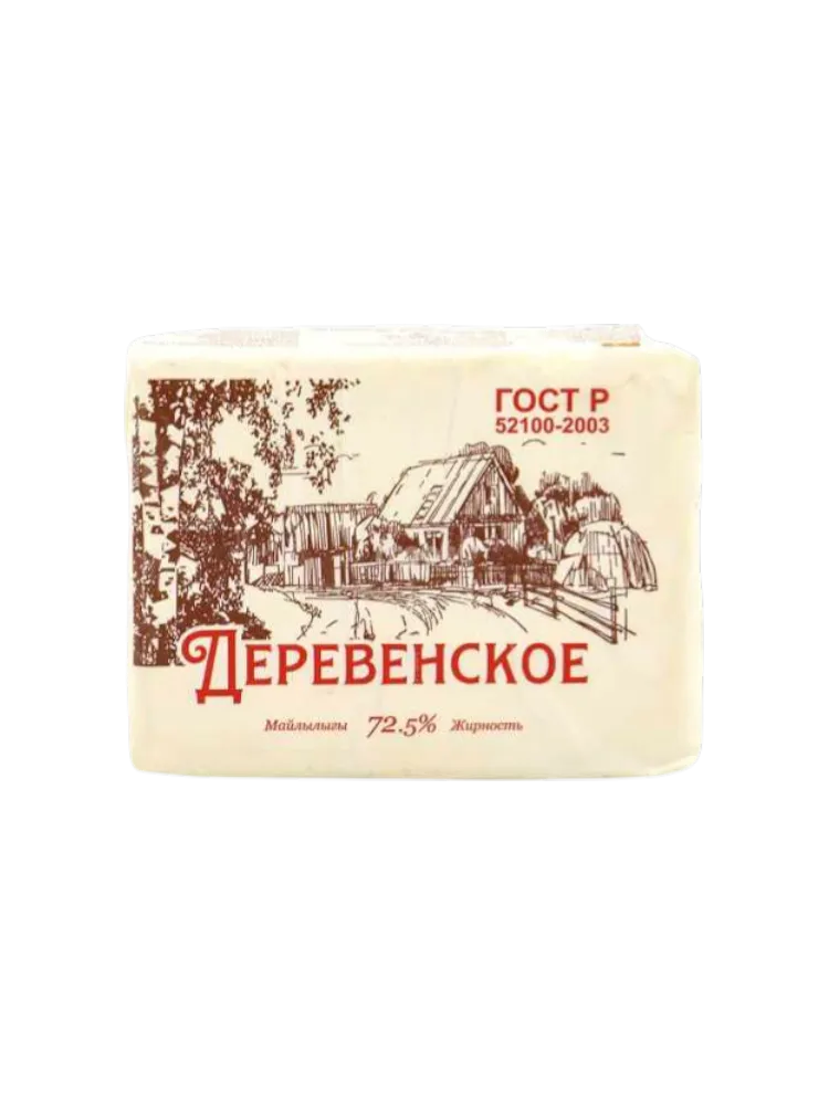 МАСЛО ДЕРЕВЕНСКОЕ 180Г ГОСТ 72,5 %