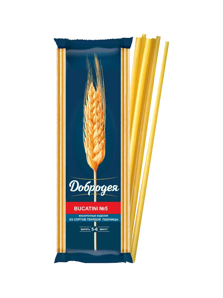 МАКАРОНЫ ДОБРОДЕЯ  300Г BUCATINI (22)