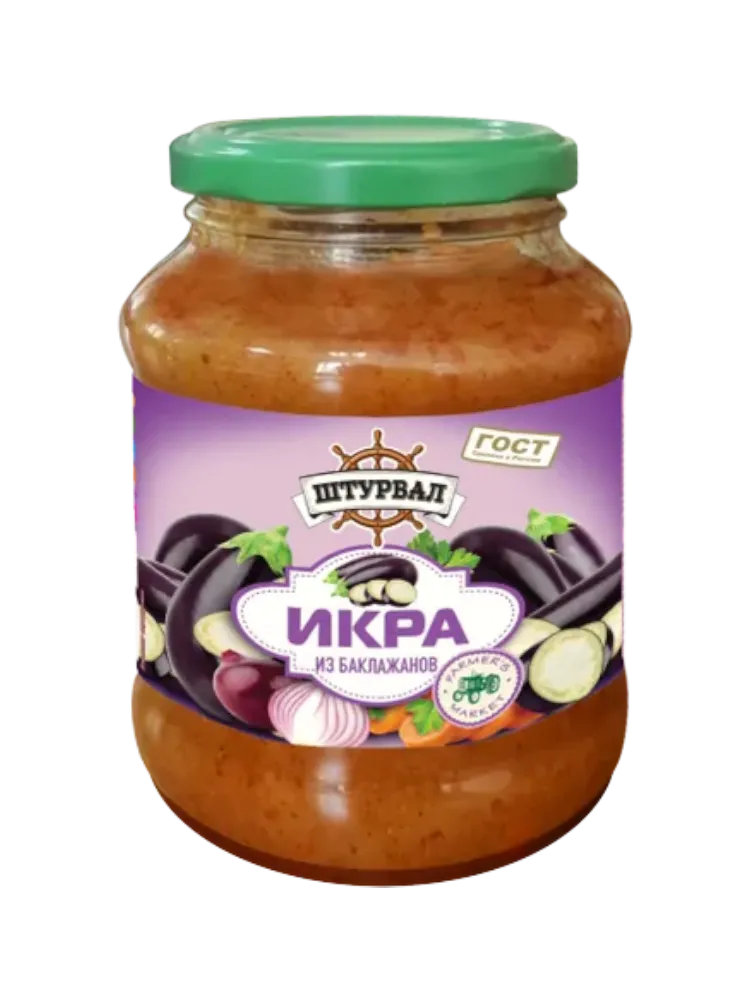 ИКРА ШТУРВАЛ ИЗ БАКЛАЖАНОВ 480Г С/Б 