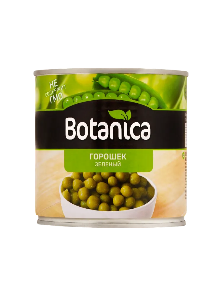 ГОРОШЕК ЗЕЛ BOTANICA 425МЛ ГОСТ В/С Ж/Б