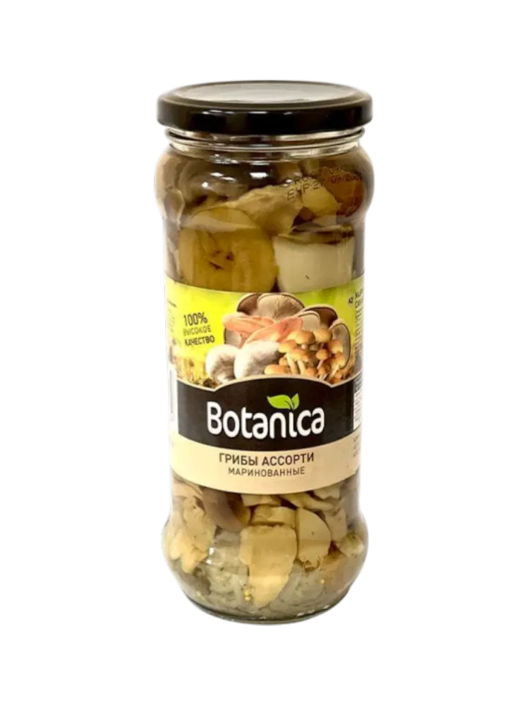 ГРИБЫ BOTANICA 370МЛ МАРИНОВАННЫЕ АССОРТИ