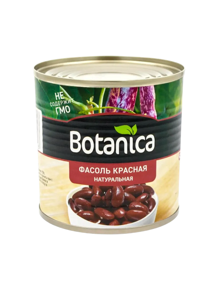 ФАСОЛЬ BOTANICA 425МЛ КРАСНАЯ НАТУР ГОСТ Ж/Б