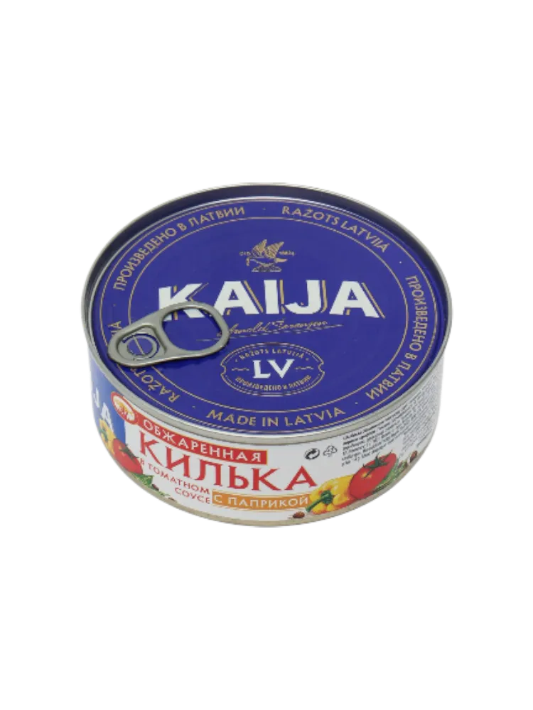 КОНСЕРВЫ KAIJA КИЛЬКА 240Г ОБЖ В Т/С С ПАПРИКОЙ КЛЮЧ