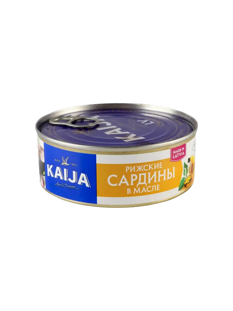 КОНСЕРВЫ KAIJA САРДИНА 240Г В/М АТЛАНТИЧ Ж/Б КЛЮЧ