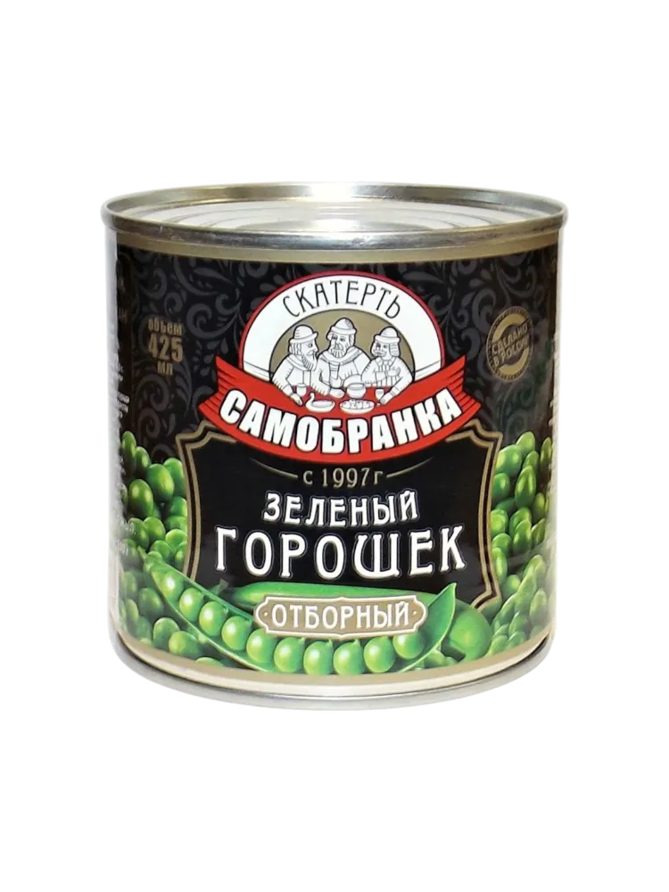 ГОРОШЕК ЗЕЛ СКАТЕРТЬ САМОБРАНКА 425Г Ж/Б