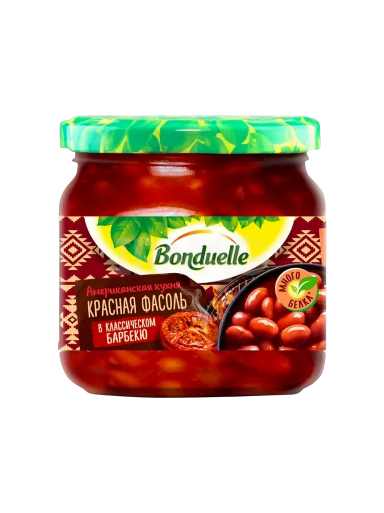 ФАСОЛЬ BONDUELLE 350МЛ КРАСНАЯ БАРБЕКЮ(12)