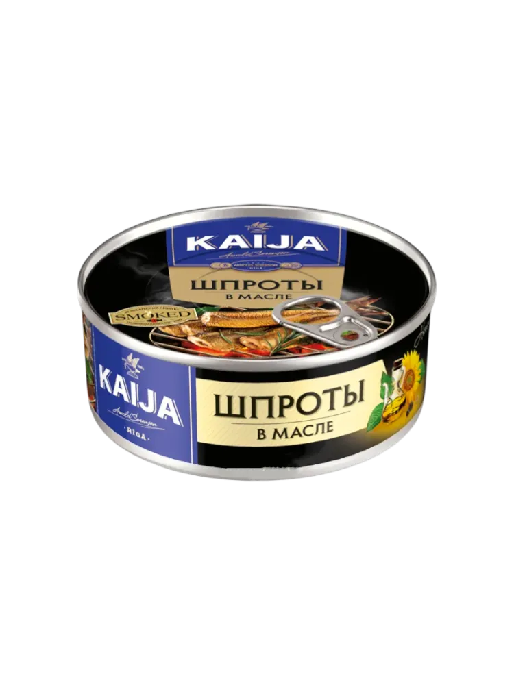 КОНСЕРВЫ ШПРОТЫ KAIJA 240Г В/М Ж/Б КЛЮЧ(24)