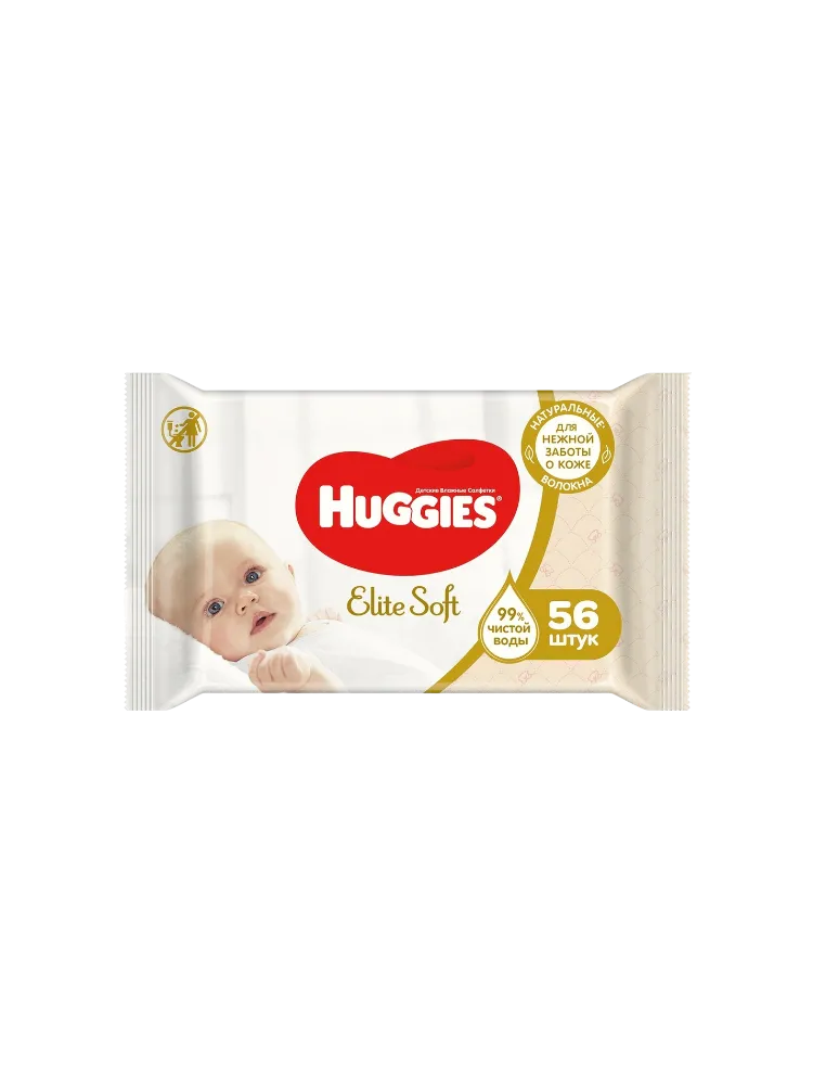 Салфетки влажные Huggies Детские Elite Soft №56 