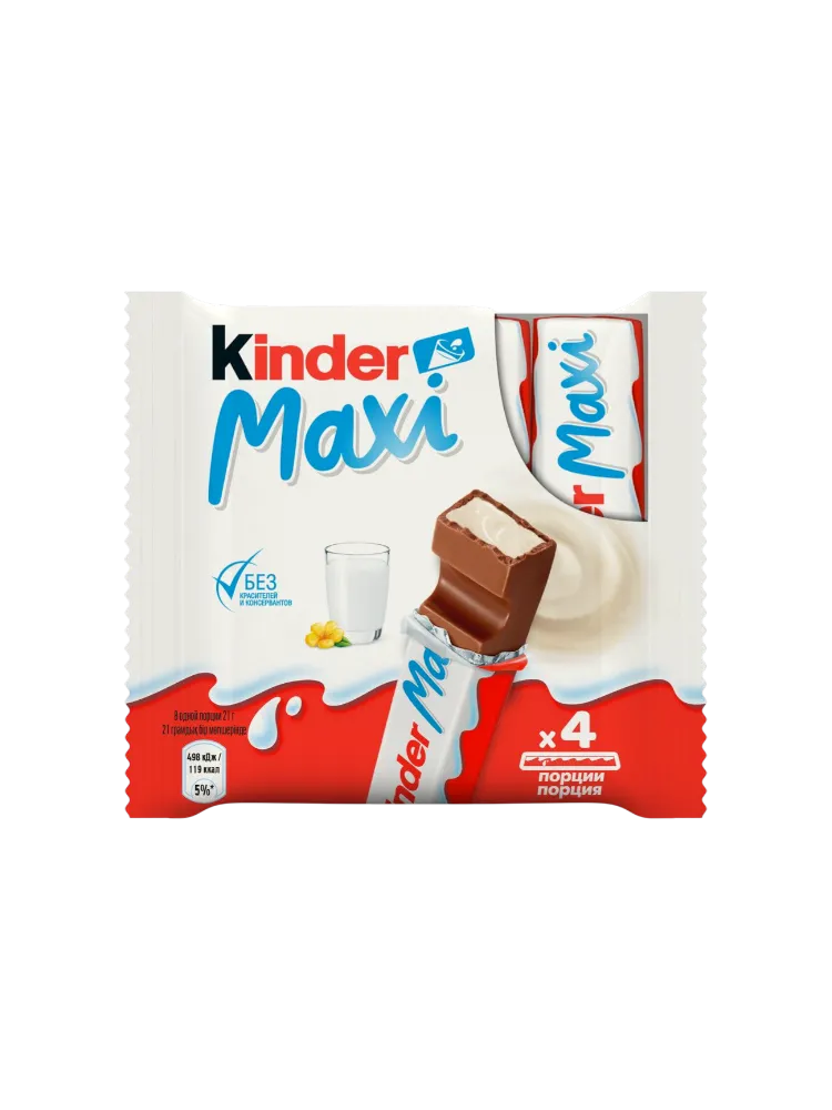 ШОКОЛАД KINDER МАКСИ 84Г Т4