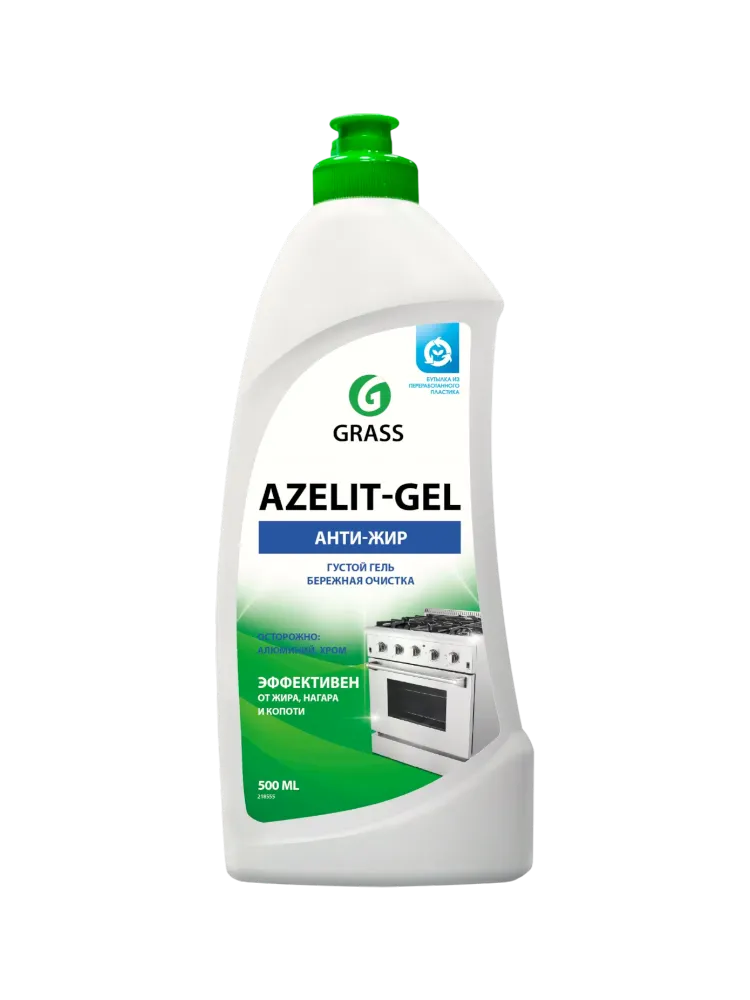 СРЕДСТВО Д/КУХНИ AZELIT АНТИЖИР ГЕЛЬ 500МЛ