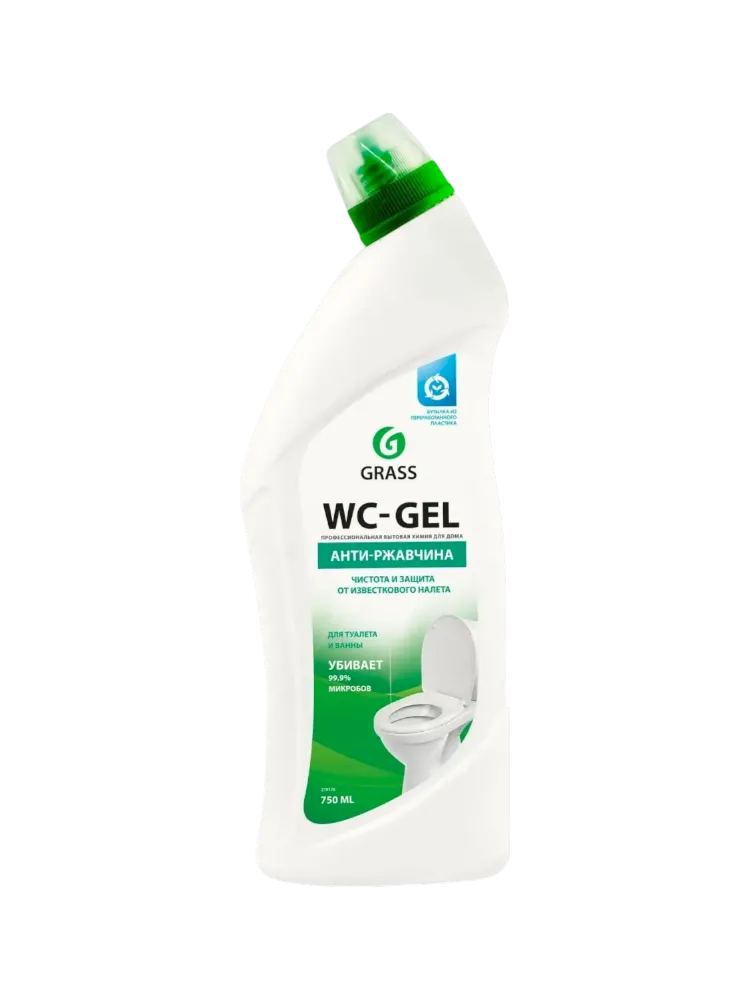 СР-ВО Д/ДЕЗИНФ GRASS WC GEL АНТИ-РЖАВЧИНА 1500МЛ(6)
