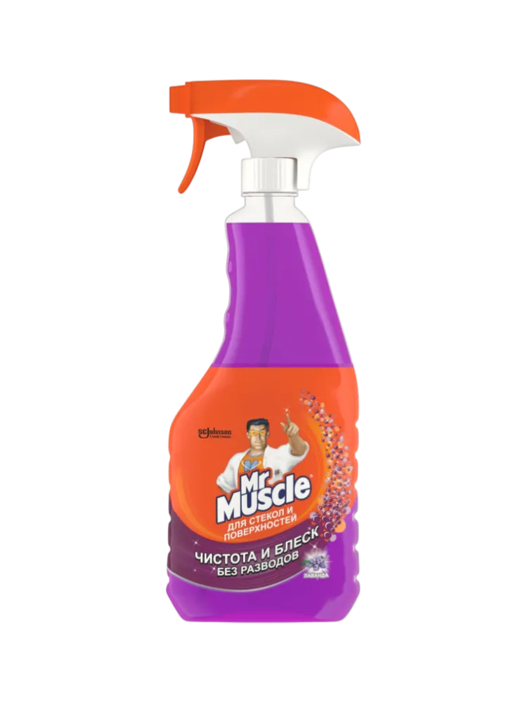 СР-ВО Д/СТЕКОЛ И ПОВЕРХ MR MUSCLE 500МЛ ЛАВАНДА ТРИГ