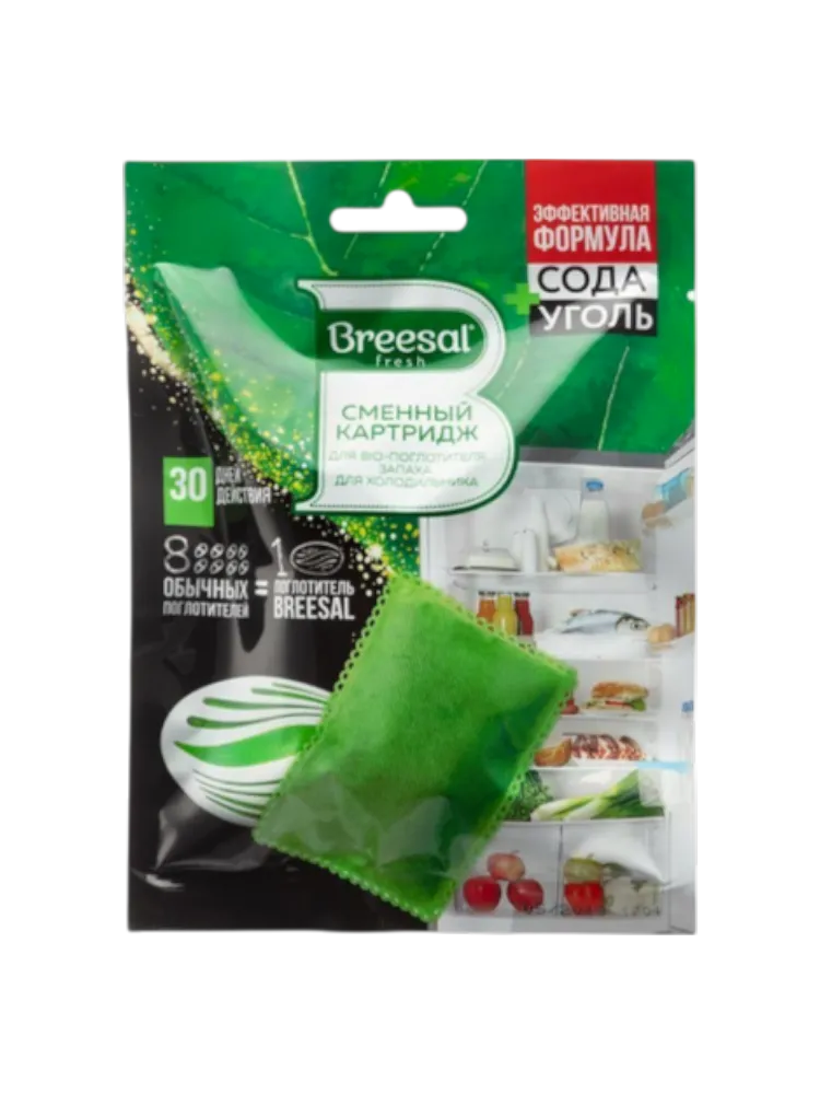 ОСВЕЖИТЕЛЬ BRESSAL 80Г Д/ХОЛОДИЛЬНИКА СМЕННЫЙ ФЛАКОН