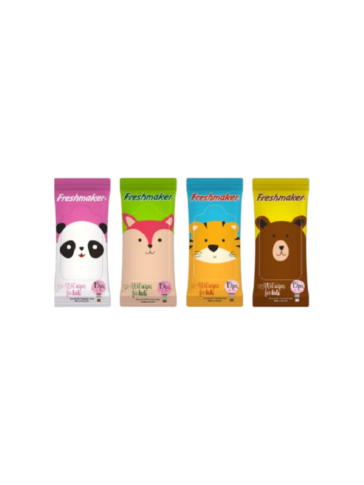 САЛФЕТКИ FRESHMAKER 15ШТ ВЛАЖ KIDS 