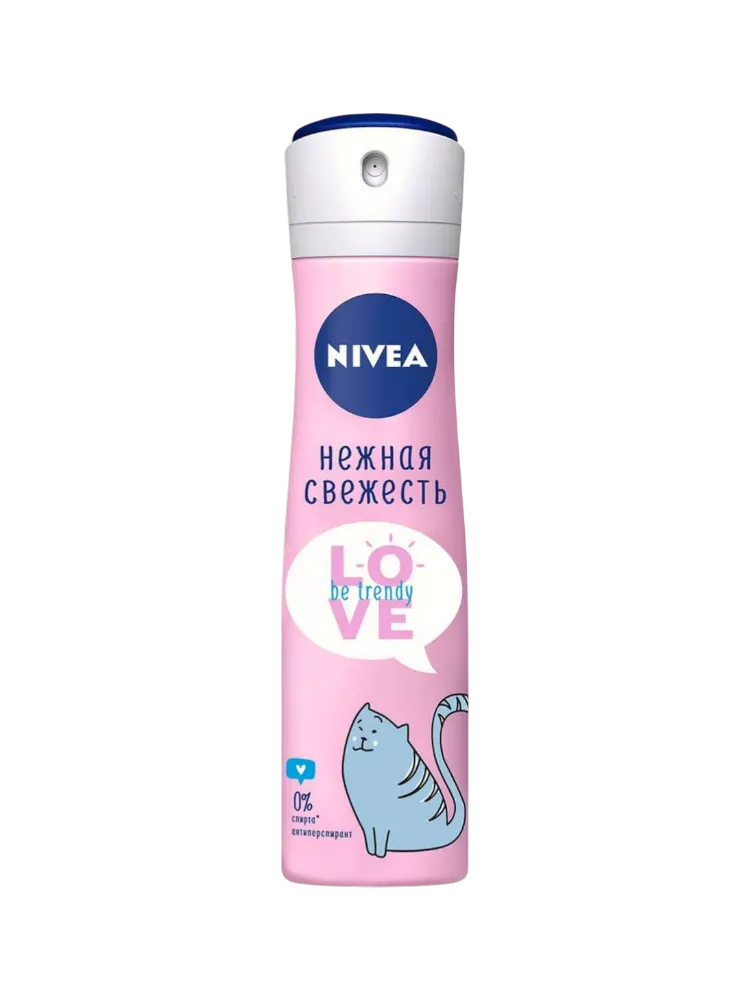 ДЕЗОДОРАНТ NIVEA 150МЛ НЕЖНАЯ СВЕЖЕСТЬ СПРЕЙ