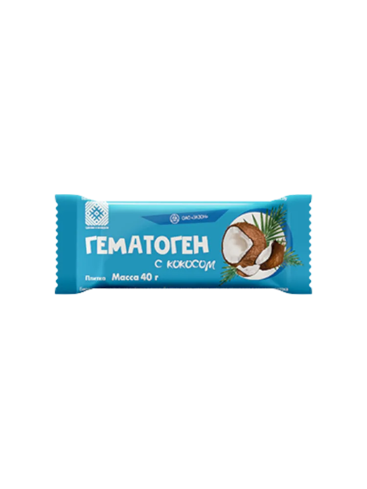 Гематоген Экзон с кокосом 40г