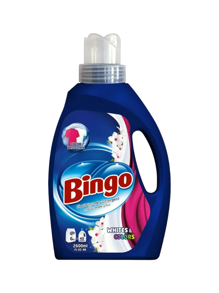 СР-ВО Д/СТИРКИ BINGO 2600МЛ WHITE&COLOR(6)