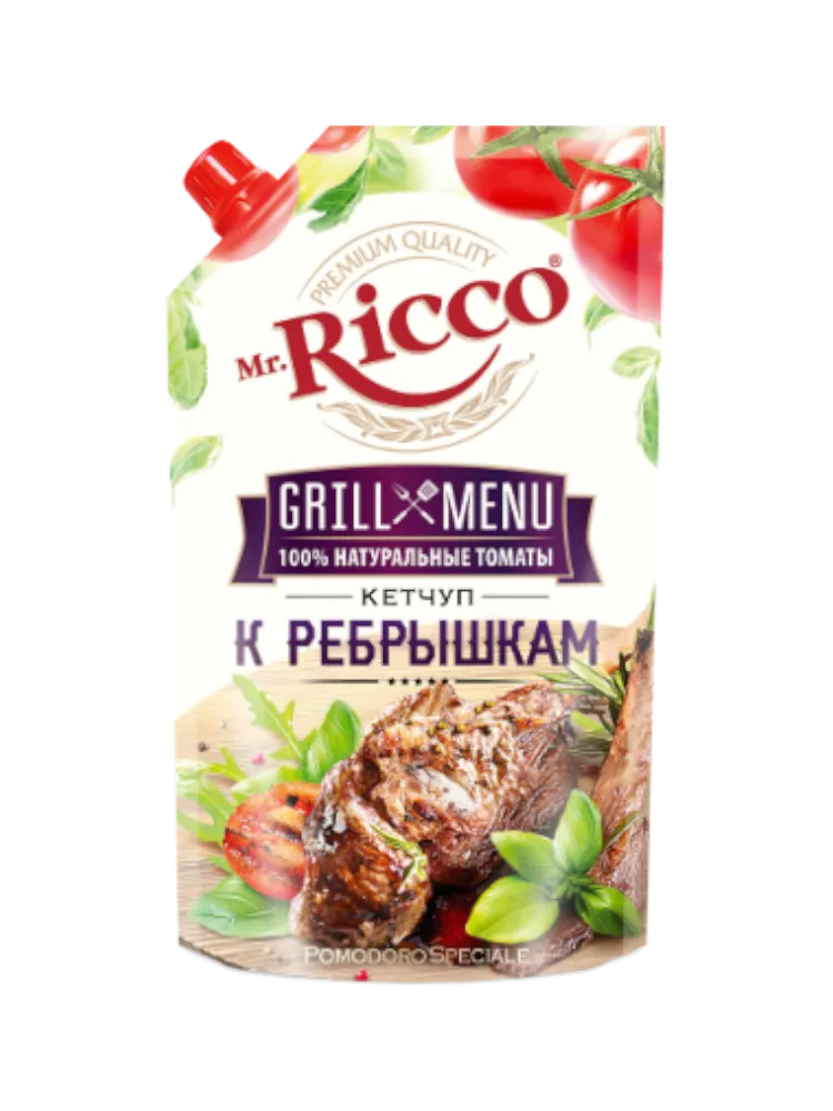 КЕТЧУП MR RICCO К РЕБРЫШКАМ Д/П 300Г(20)
