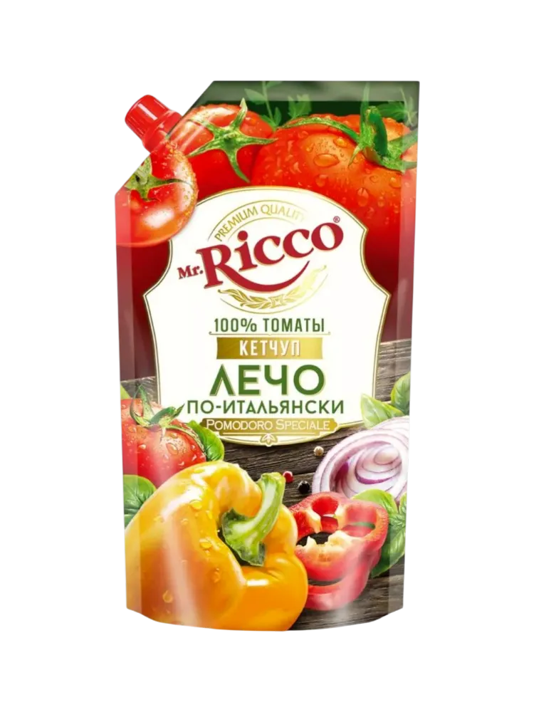 КЕТЧУП MR RICCO ЛЕЧО ПО-ИТАЛЬЯНСКИ Д/П 300Г(20)