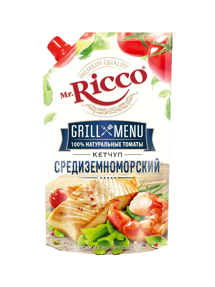 КЕТЧУП MR RICCO СРЕДИЗЕМНОМОРСКИЙ Д/П 300Г(20)