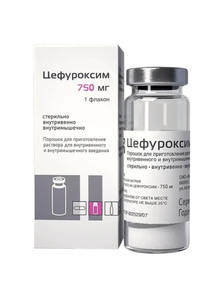 Цефуроским 0,75 № 1 фл - фото 1