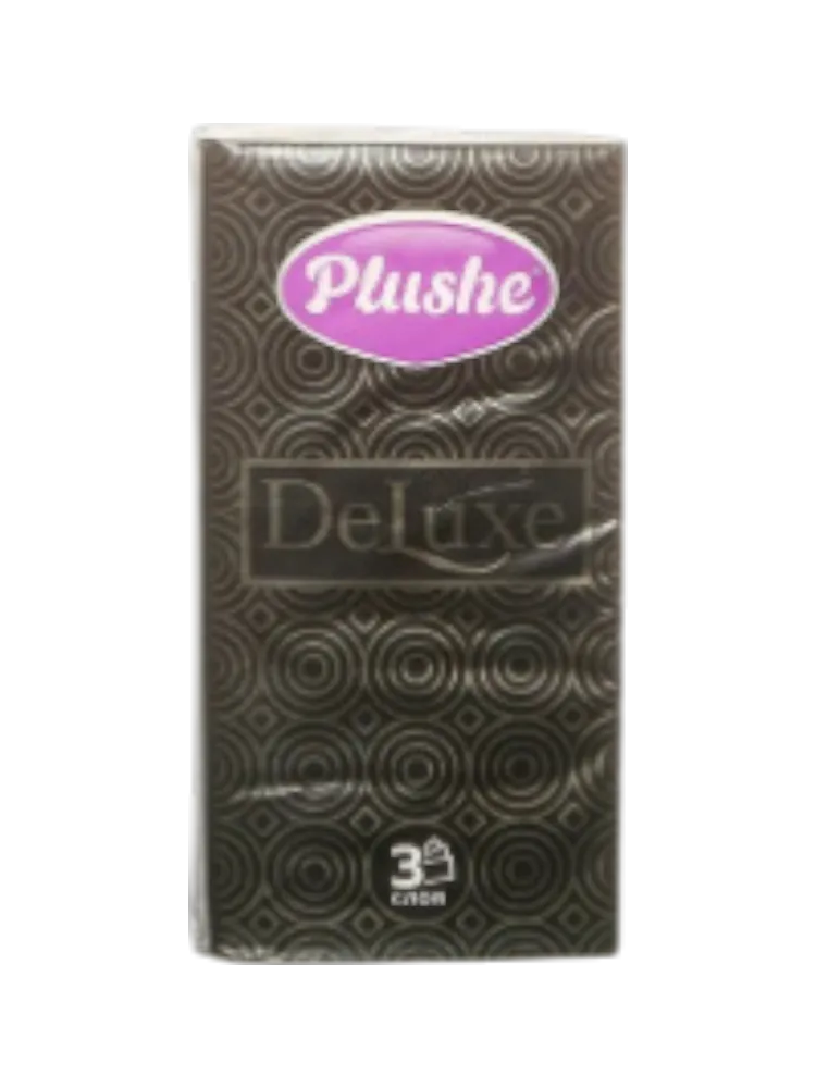ПЛАТОЧКИ БУМАЖНЫЕ PLUSHE DELUXE STANDART 3СЛ 10ШТ