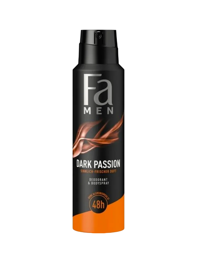 ДЕЗОДОРАНТ FA MEN DARK PASSION 150МЛ СПРЕЙ(6) - фото 1