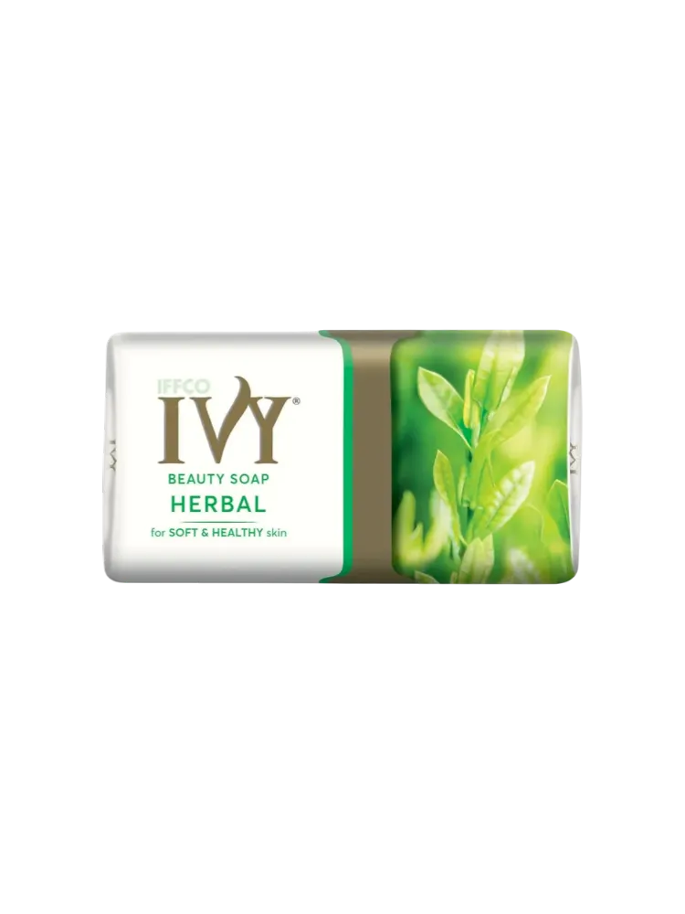 МЫЛО ТУАЛЕТНОЕ IVY HERBAL 115Г ЗЕЛЁНОЕ - фото 1