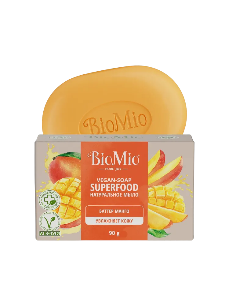 МЫЛО BIOMIO 90Г МАНГО