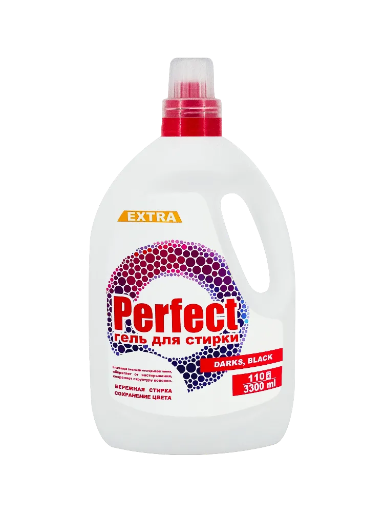 ГЕЛЬ Д/СТИРКИ PERFECT 3300МЛ DARKS BLACK БЕРЕЖНАЯ СТИРКА(6)