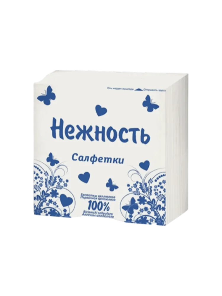 САЛФЕТКИ НЕЖНОСТЬ 100ШТ(60)