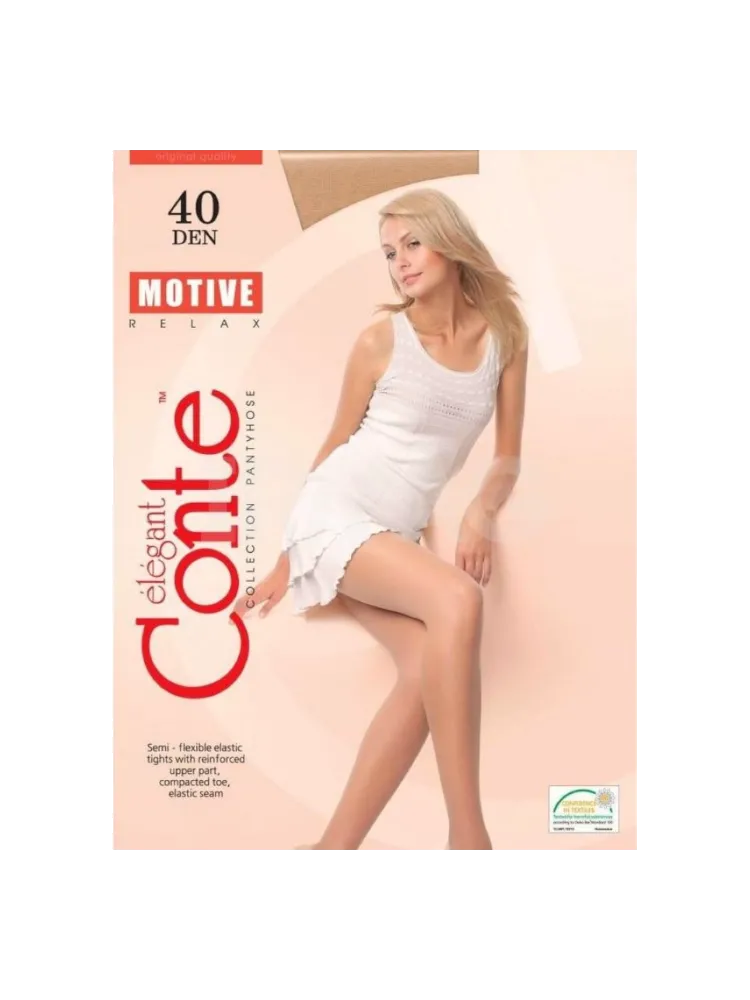 КОЛГОТКИ CONTE ELEGANT MOTIVE 40 BRONZ 4