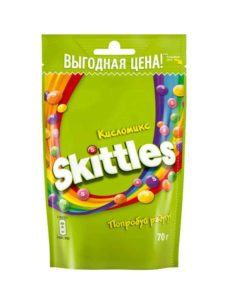 ДРАЖЕ SKITTLES 70Г КИСЛОМИКС