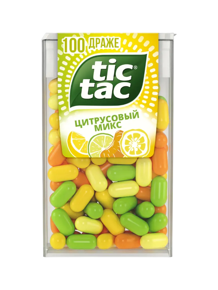 ДРАЖЕ TIC TAC 49Г ЦИТРУСОВЫЙ  МИКС