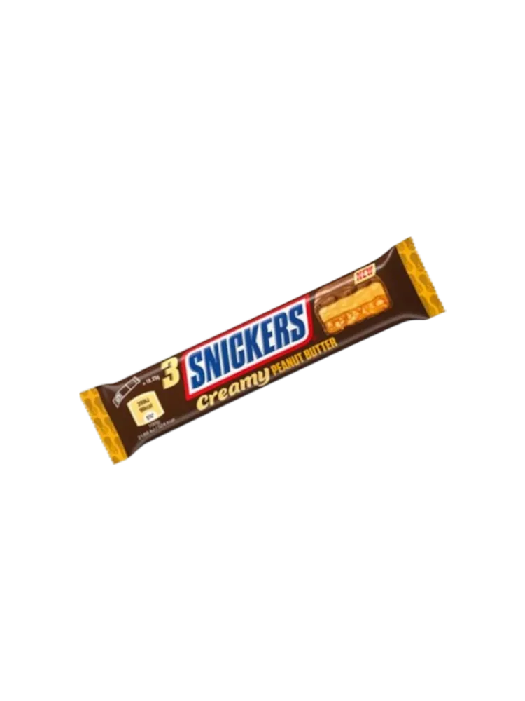 ШОКОЛАД БАТ SNICKERS 54.75Г CREAMY PEANUT BUTTER
