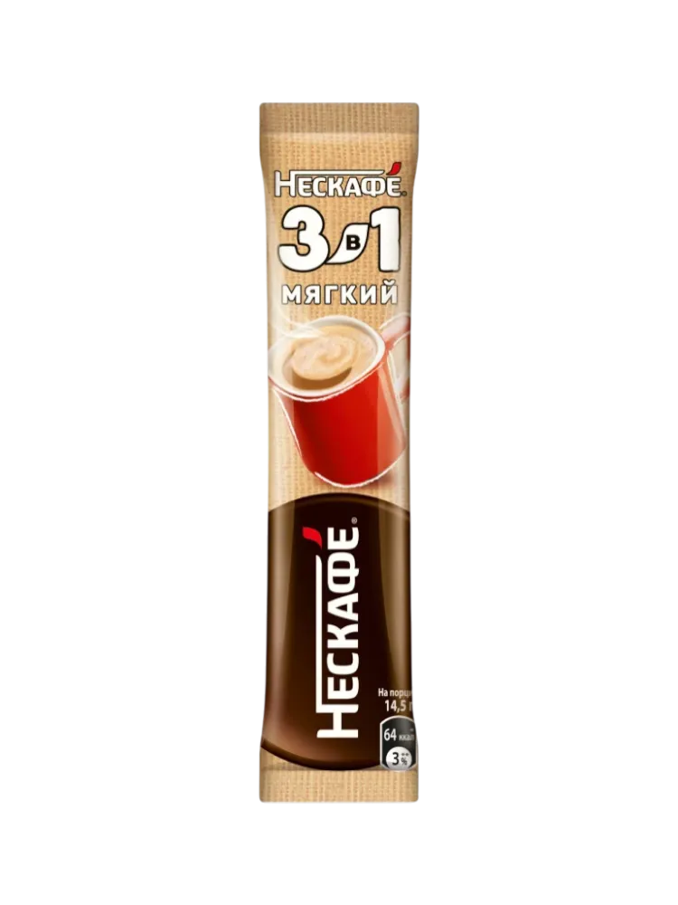 КОФЕ NESCAFE 14.5Г МЯГКИЙ 3В1