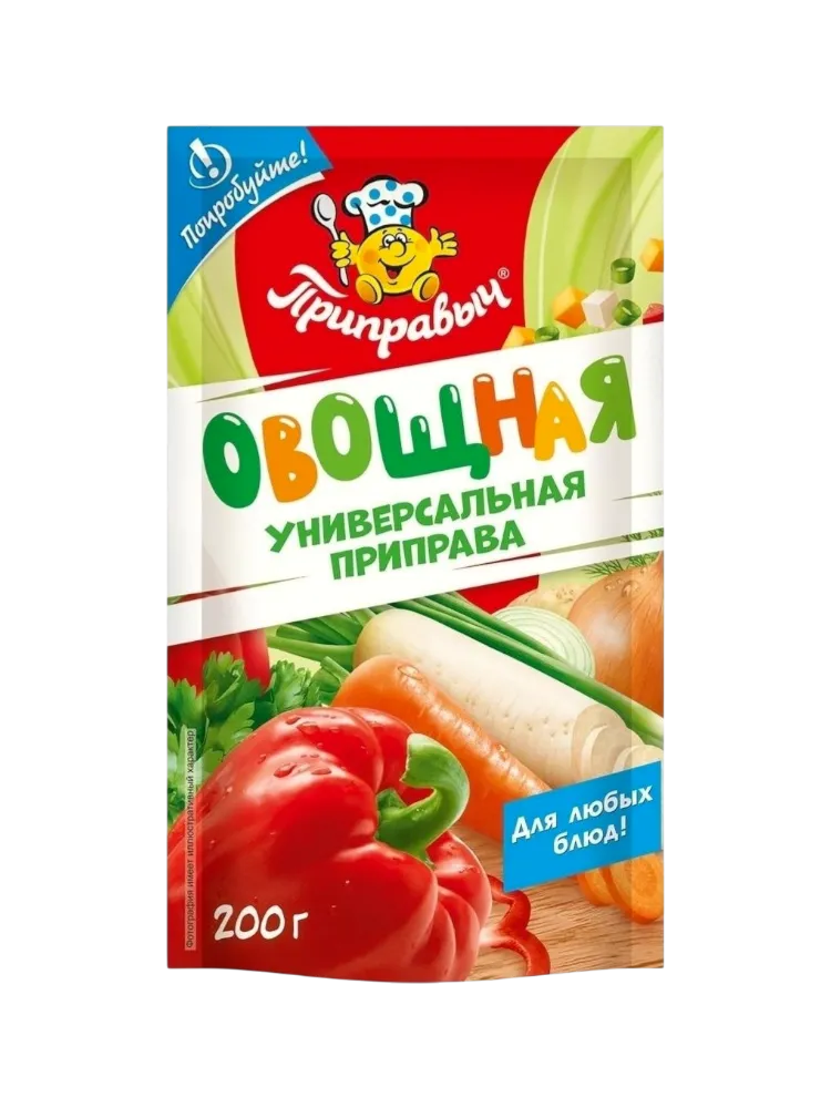 ПРИПРАВА ПРИПРАВЫЧ 200Г УНИВЕРСАЛЬНАЯ ОВОЩНАЯ