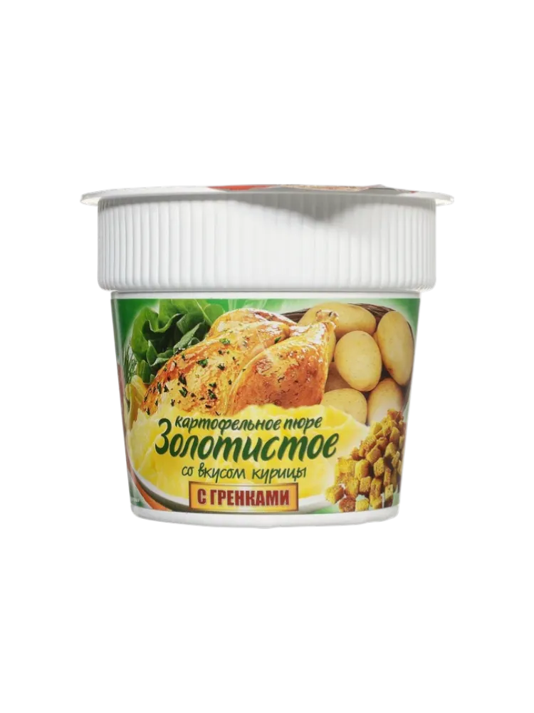 ПЮРЕ КАРТОФ КУХНЯ БЕЗ ГРАНИЦ 40Г СО ВКУСОМ КУРИЦЫ