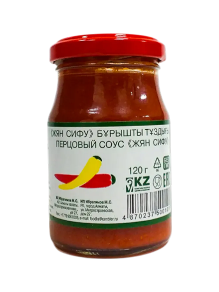 АДЖИКА ЖАН СИФУ 120Г ПЕРЦОВЫЙ СТ/Б