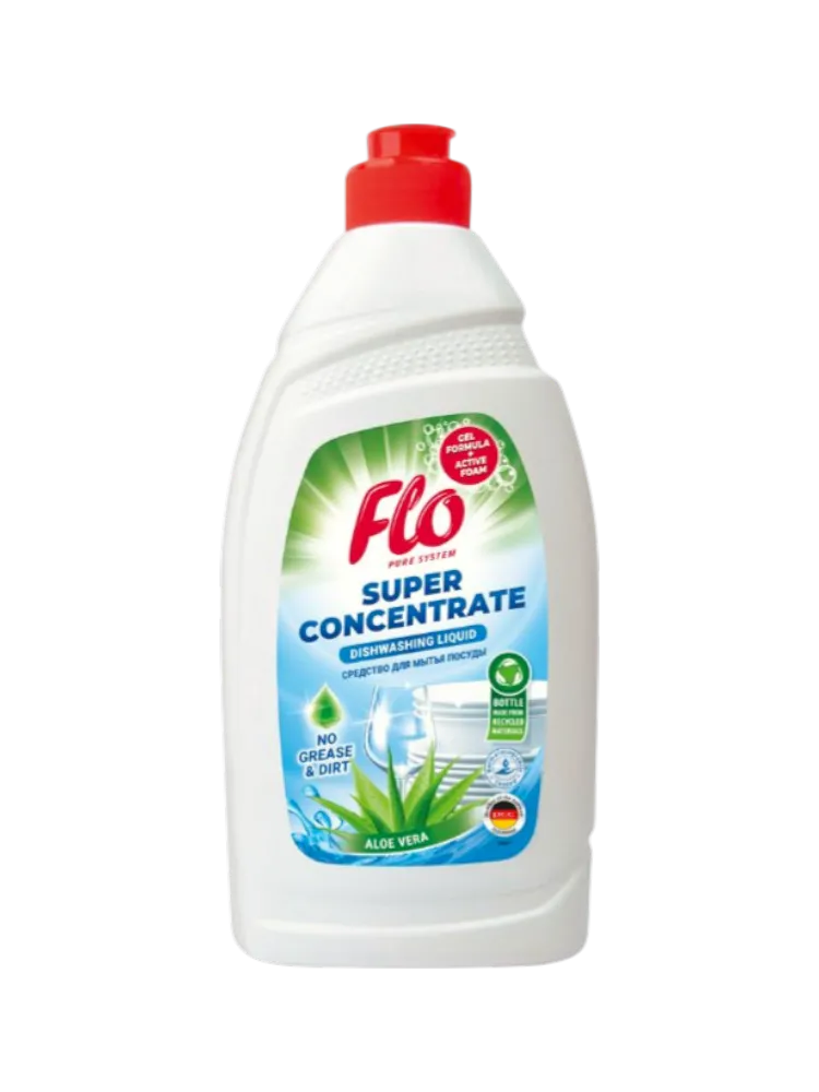 СР-ВО Д/МЫТЬЯ ПОСУДЫ FLO PURE ALOE VERA 500МЛ(12)