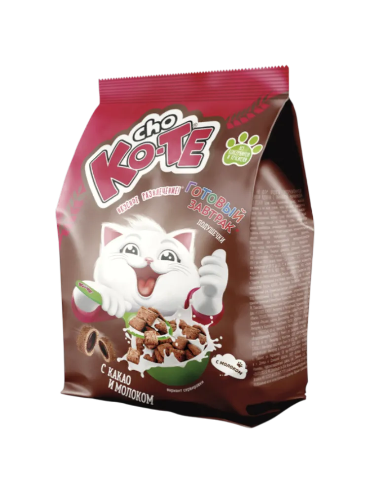 ПОДУШЕЧКИ CHO KO TE 250Г С КАКАО И МОЛОКОМ 